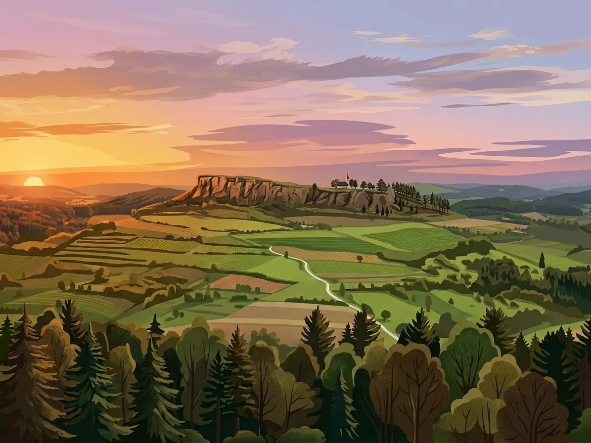 Staffelberg gemalt